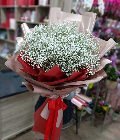 Букет цветов из: Гипсофила в Верхошижемье