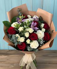 Букет цветов из:  Розы и Альстромерии в Верхошижемье
