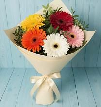 Букет цветов из:  Герберы в Верхошижемье