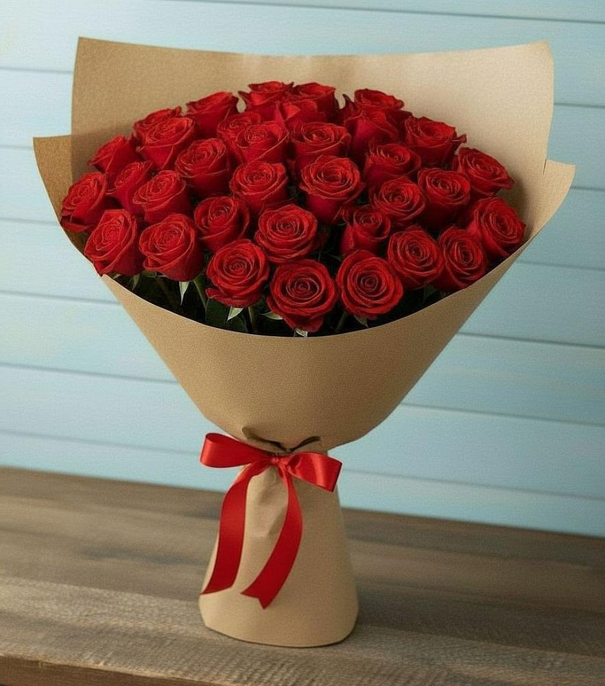 Букет Красные розы Милано в Верхошижемье