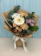Букет цветов из:  Герберы и Хризантемы в Верхошижемье