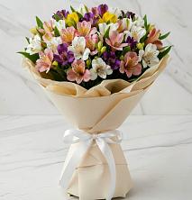 Букет цветов из:  Альстромерии в Верхошижемье