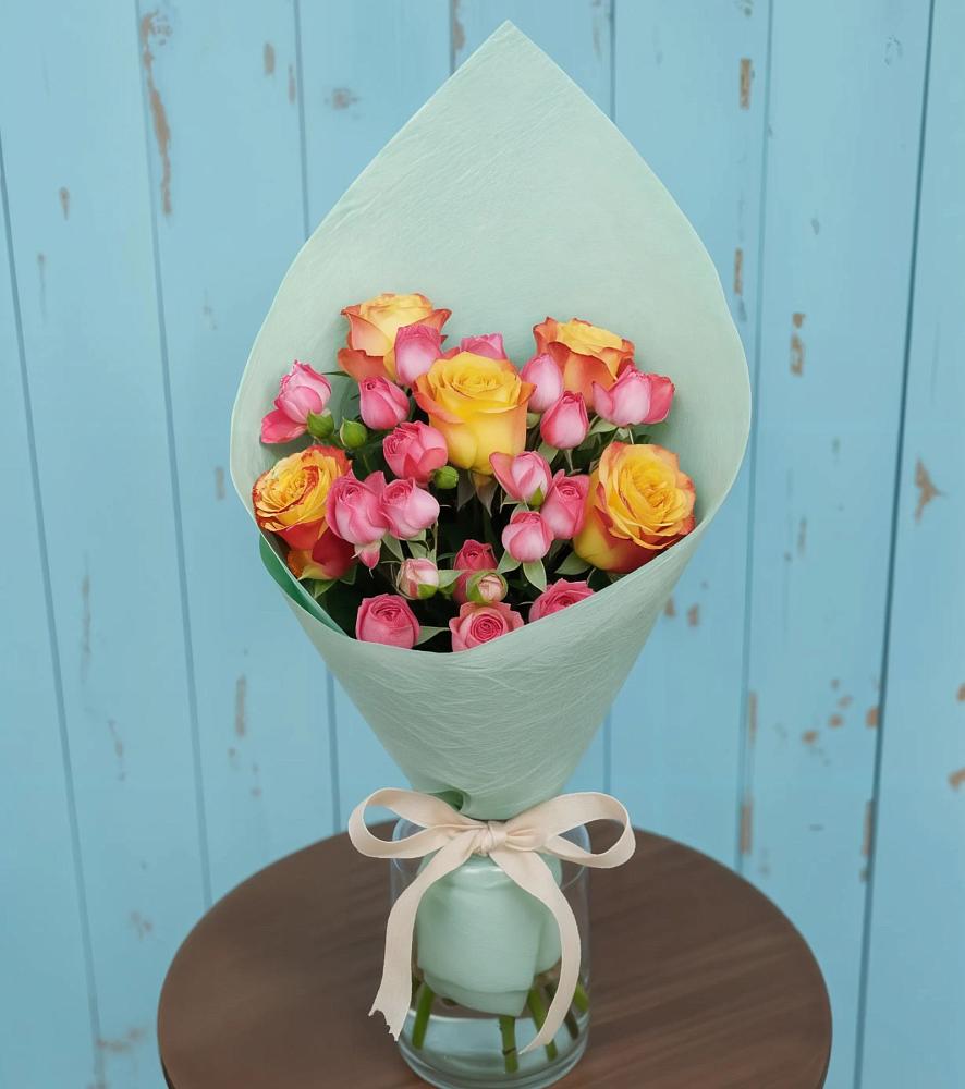 Букет цветов из: Розы в Верхошижемье