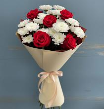 Букет цветов из:  Розы и Хризантемы в Верхошижемье