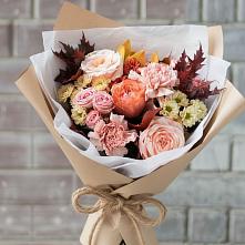 Букет цветов из:  Гвоздики, Хризантемы и Розы в Верхошижемье
