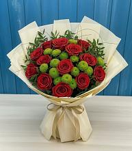 Букет цветов из:  Розы и Хризантемы в Верхошижемье