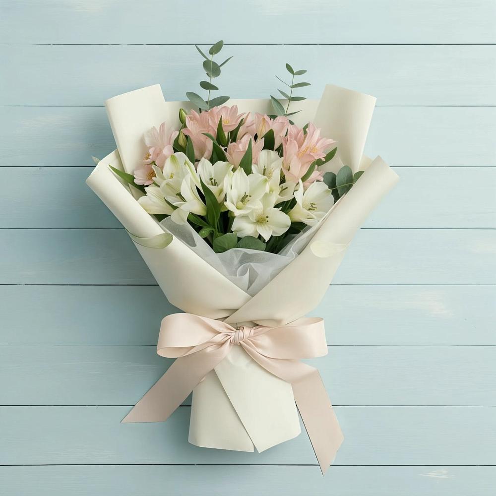 Букет цветов из: Альстромерии в Верхошижемье