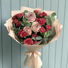 Букет цветов из:  Гвоздики и Розы в Верхошижемье