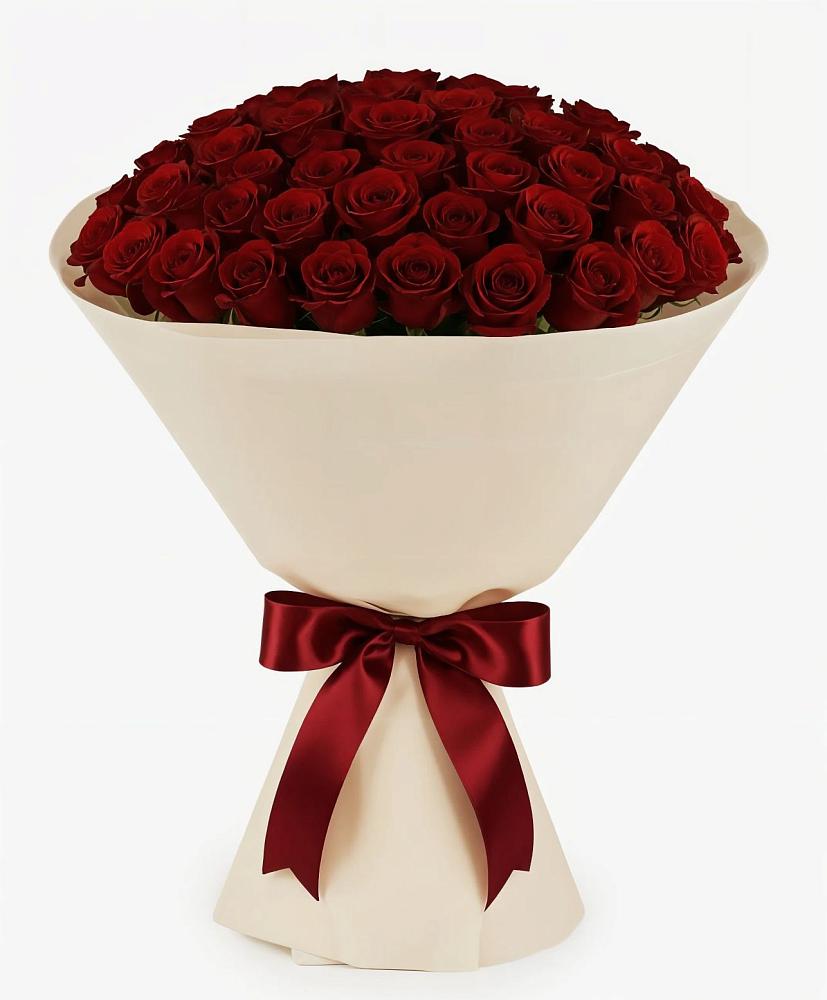 Букет 101 Бордовая роза Блэк Бакарра в Верхошижемье